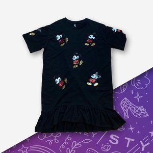 Sequin Mickey Mouse Peplum Dress